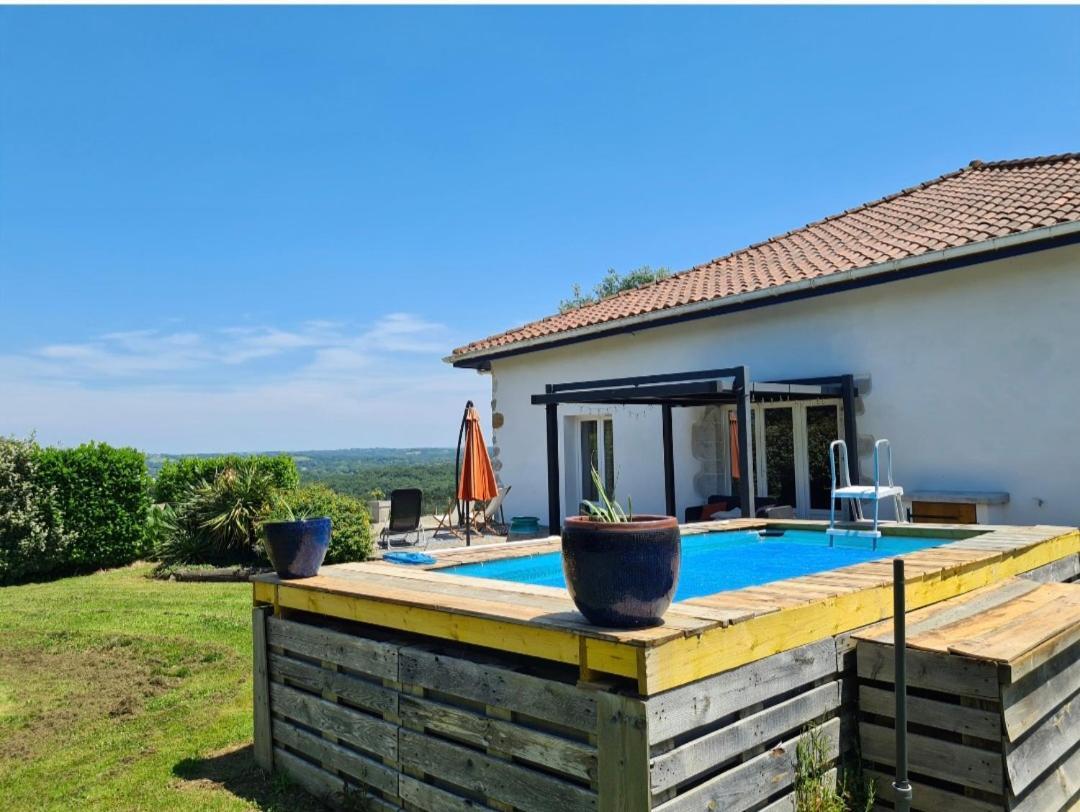 Family Home With Pool Saint-Lon-Les-Mines Dış mekan fotoğraf